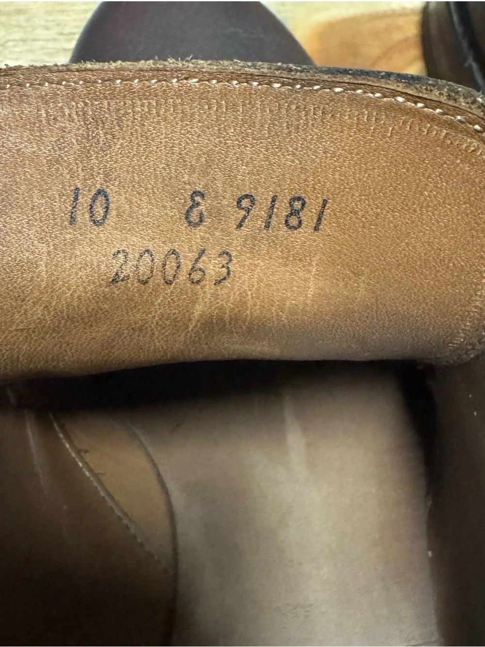 Allen Edmonds Chocolate Brown Leather Chukka Boots, size 10 E - Picture 10 of 12
